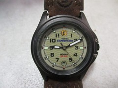 Timex Expedition Metal Field Brown Leather Strap Mens Watch