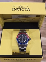 Invicta Pro Diver Isobar Men’s Watch 42mm 50832 Blue/Red Bezel W/Black Dial New