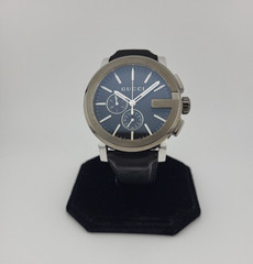 Gucci G-Chrono Black Dial Stainless Steel Men’s Watch – YA101205