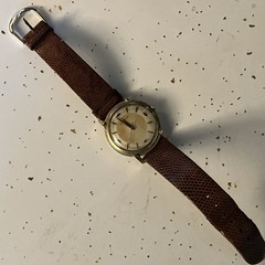 Vintage Wittnauer Coin Edge Bezel 10k Gold Filled