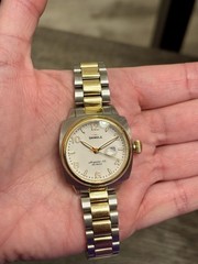Shinola Detroit The Brakeman Woman 38mm 2 Tone Watch Argonite 775 Needs Battery