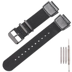 Military Nylon strap Compatible with Casio AE1200WH AE1500WH A158WA W800H SGW-30