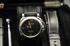 Panerai Luminor Marina 1950 3-Day 2017 44mm Blue Seconds Complete PAM01359