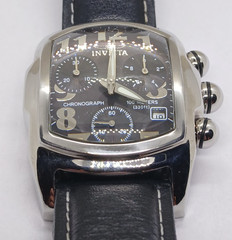 Vntg, Invicta, Lupah, 9817, Black Dial, 40 mm, Swiss Chrono, Men, Read Below!