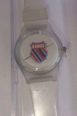Vintage K Swiss Clear Strap Watch