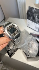 Casio G-Shock GMW-B5000D-1ER Solar-Powered Bluetooth Watch with Steel Case