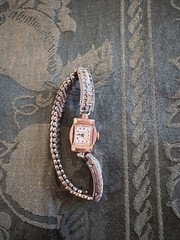 VTG 14K Rose Gold Ladies Watch Bulora Comp. See Description In The photos