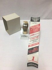 Seiko Hattori Laser Digital Time Watch Original Case Insert RARE!