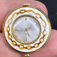 Vtg William Wise & Sons By Robert Ronnel Swiss Manual Wind Pocket Watch Pendant
