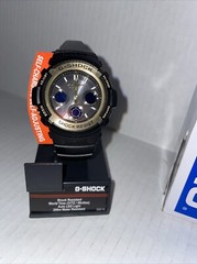 CASIO G-SHOCK AWG-M100SBG Multiband 6 Tough Solar Watch Used Chronograph