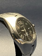 Vintage Seiko 5J32-0AP0 Arctura Kinetic Auto Relay Stainless Steel Watch – Works