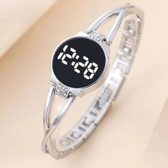 MAYZHISU Fashion LED Watch for Women Touch Screen Ladies Wristwatch Digital