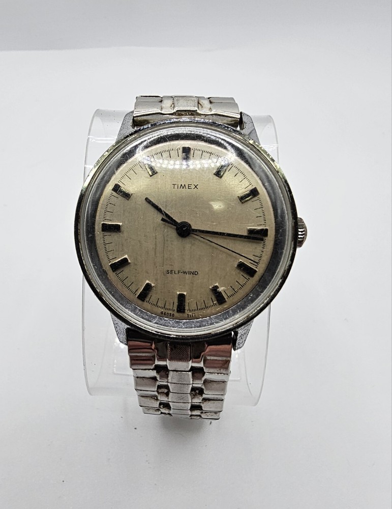 Vintage 1971 C324 Timex Viscount Self Wind Auto 46050 3171 Watch Works