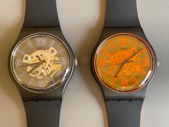 Swatch SUOB164 Orangeboost + SUOB165 Blueboost 2018 Both Unworn Ex Condition