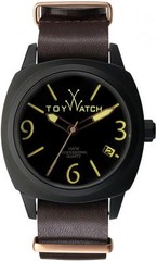 Toy Watch IC03BR Men’s Brown Black Icon Leather Strap Watch F2002