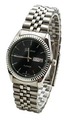 Blekon Collections Japanese Qrtz 34mm Case Fold Over Safety Clasp Bracelet Watch
