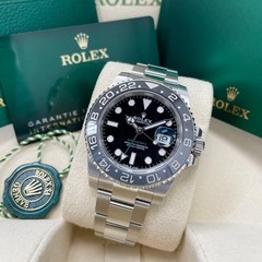 Rolex GMT-Master II 126710GRNR Black Bruce Wayne Stainless Steel Oyster Bracelet