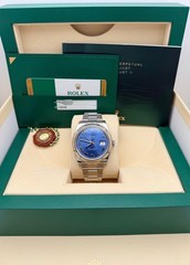 🔵Rolex | Datejust 41MM | Full Set | Azzuro Blue Dial | Mint Condition🔵