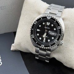 Men’s Seiko Prospex Sea SRPE03 Black Dial Automatic Chronograph Watch 45MM