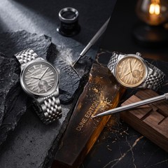 Seagull Natural Series Automatic Mechanical Watch 6180 Polaris Wave Dial 40mm