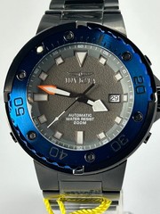 Invicta Pro Diver 24466 Automatic 49MM Black W/Grey Dial Black/Blue Bezel New