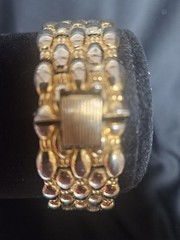 Acuet 18k Gold Plated Ladies Watch, New battery!!