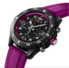 New Breitling X83310 Endurance Pro Chrono 38 mm Purple Rubber Quartz Wrist Watch