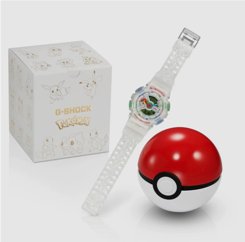 CASIO G-SHOCK x Pokemon GA-110PKM-7AJR Collab Watch Limited Presale!