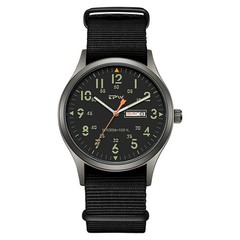 TPW 2026 Field Watch Quartz Military 24H Display Fabric Nylon Strap Easy Read