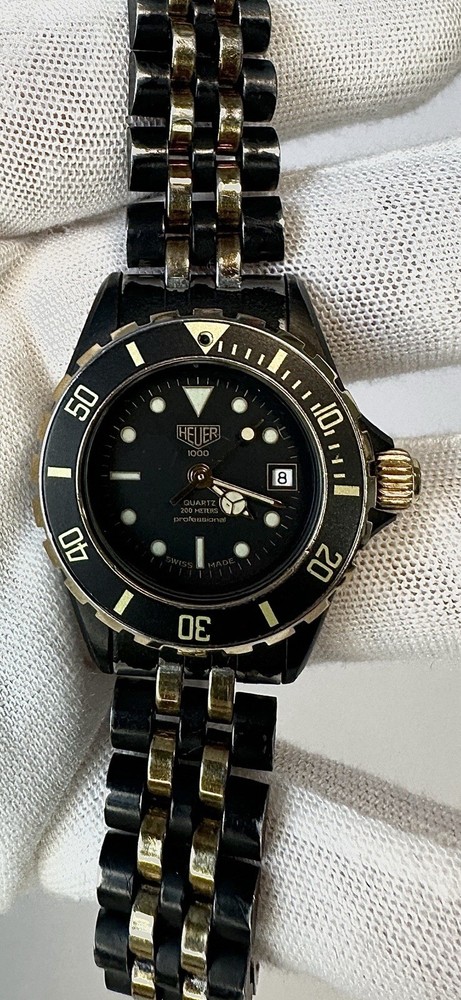 Heuer ( Pre-Tag) 1000 Men’s Black Watch – 980.028N