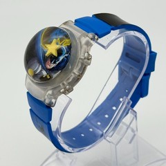 Kid’s BATMAN Flip-Top Hidden Light Up Digital LCD Watch, Blue Resin Band, Runs