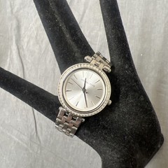 Michael Kors Darci Women’s Stainless Steel and Pavé Crystal Watch New Battery FS