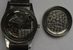 Zenith Automatic Bumper date mens wristwatch steel case screw cap