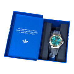 Adidas Originals Expression Three Two-Tone 41mm Watch – Bold Green – KL1771