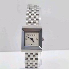 Gucci G-Frame St Steel Square G Frame Dial YA128402 Women’s Watch Swiss Made