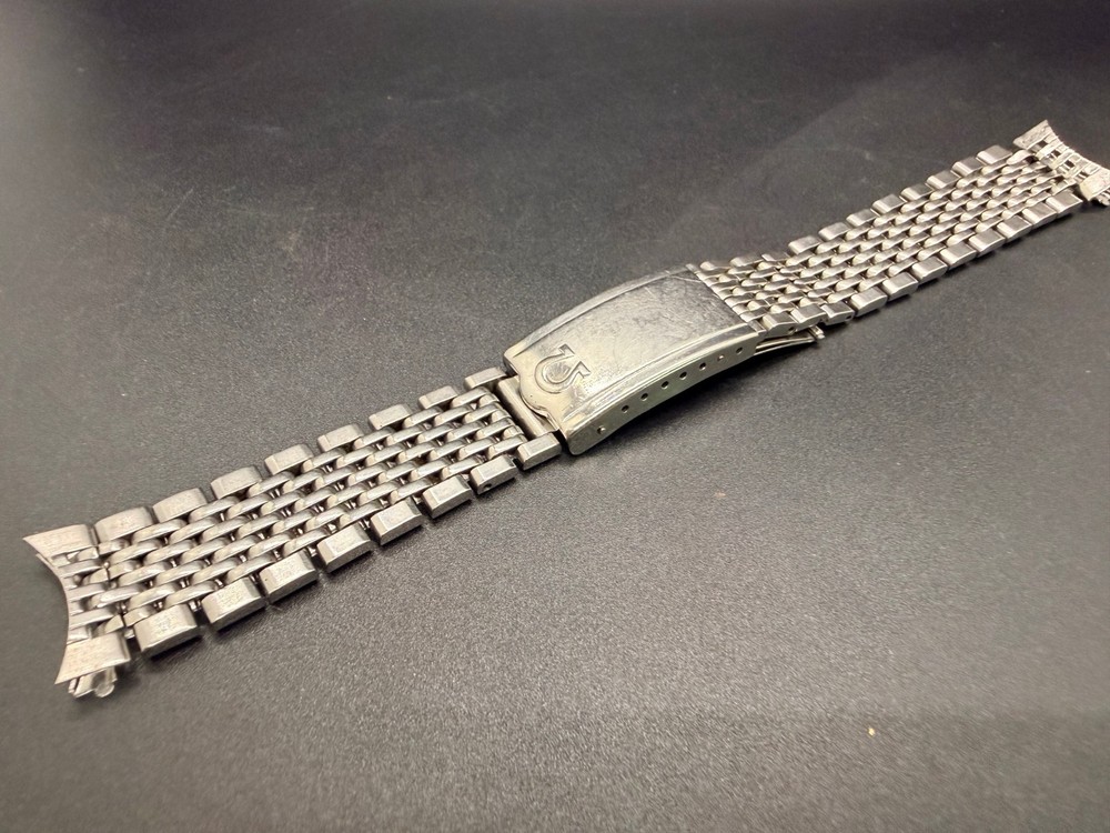 Vintage Omega 8270/570 18mm Stainless BOR Beads of Rice Bracelet Constellation