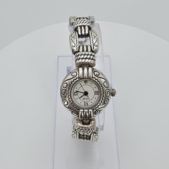 BRIGHTON ‘Berlin’ Watch Buckles Band Scrollwork Toggle Closure New Battery 6.25″
