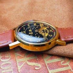Pobeda Soviet Wristwatch Chinese Character USSR Vintage Mechanical Men’s Watch