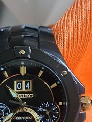Seiko Coutura Men’s Black Watch – SNP017 – Read Description!