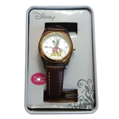 Disney Women’s Mikey Mouse Watch Brown Strap MCK613 New in Box Needs Battery