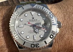 Rolex Yacht-Master 16622 Silver Oyster Bracelet with Silver Bezel