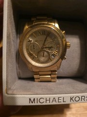 Michael Kors Cooper MK6274 Women’s Gold Stainless Steel Analog Dial Watch New
