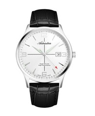 ADRIATICA Men Quartz Casual Watch Classic Dress Silver Dial Waterproof Swiss