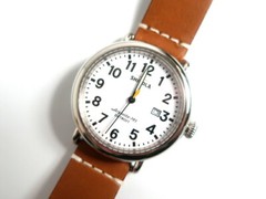 SHINOLA DETROIT The Runwell Leather Strap Watch White 39mm