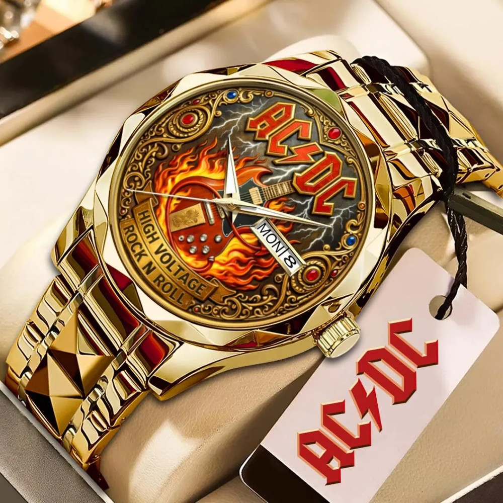 ACDC Alloy Luxury Quartz Watch – 6091