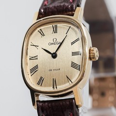 Vintage 1977 *NEAR MINT* OMEGA De Ville Cal.625 MT Winding Gold Roman 21mm Women