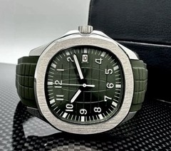 Custom 40mm “Aqua” Style Green Dial Mod Watch w/ NH35 Automatic