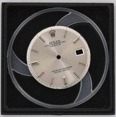 Genuine Rolex Datejust Silver Pie Pan Dial 1600 1601 1603 No Lume Sigma (5)