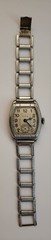 Rare ELGIN TONNEAU Art Deco 1920s Antique Men’s Watch in original cushion case