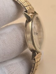 Vintage Lord Elgin 724 23j Watch 14K Gold Filled Wadsworth RUNS Arabic Numerals
